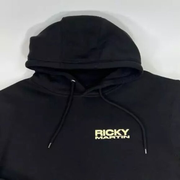Ricky Martin Mens Hoodie Sweatshirt Cantalo Concert Sweater Black Lane Steven M - Picture 4 of 11